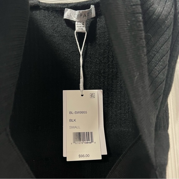 NWT Lucy Paris Black Cutout Dress - Picture 5 of 5